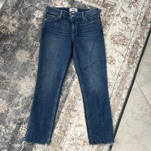 PAIGE Brigitte Antwerp Women's Dark Blue Straight Leg Jeans